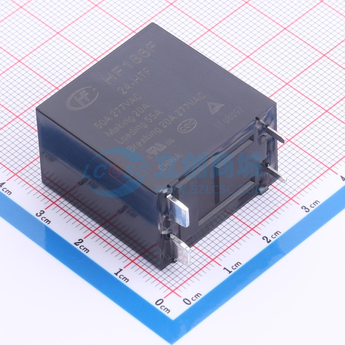 点击查看大图 HF186F/24-HTF实物图