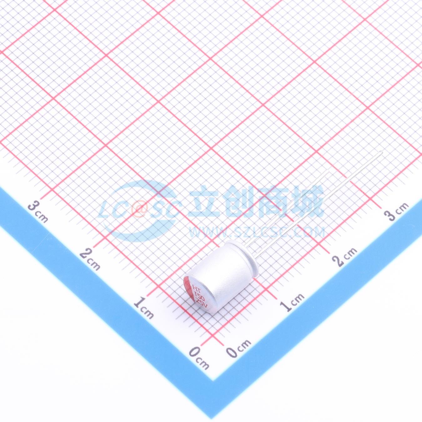 点击查看大图 RYHT25V150UF6*8实物图