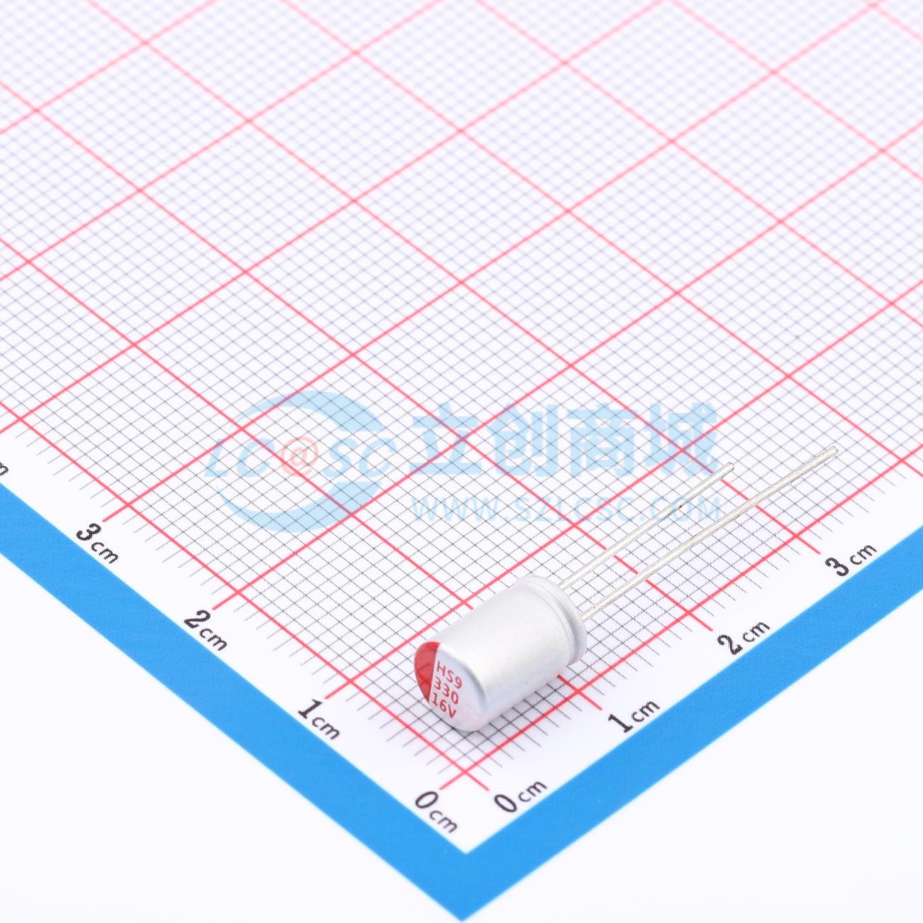 点击查看大图 RYHS16V330UF6*9实物图