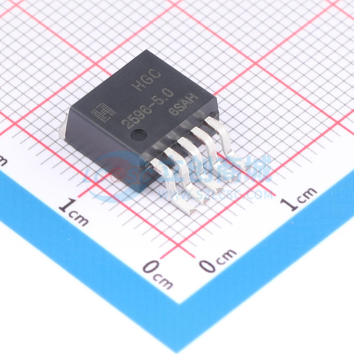 点击查看大图 LM2596S-5.0(HX)实物图