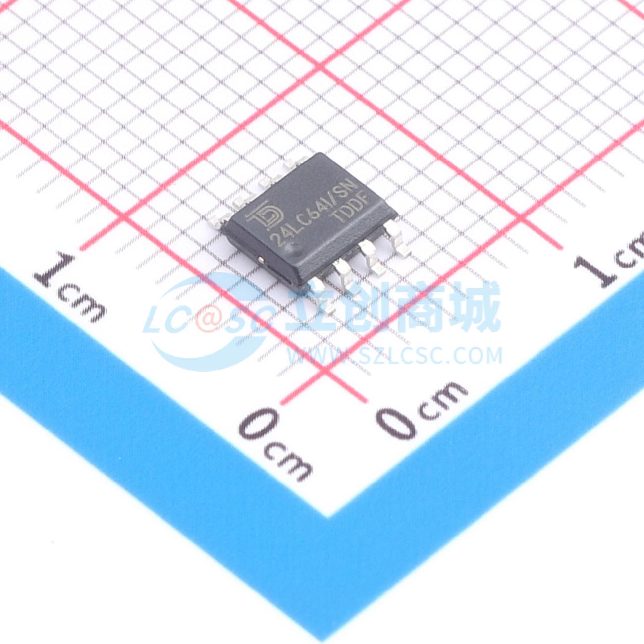 点击查看大图 24LC64T-I/SN-TUDI实物图