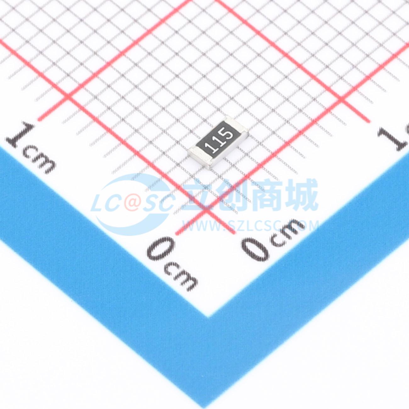 点击查看大图 HRC1206J115 HNTN实物图