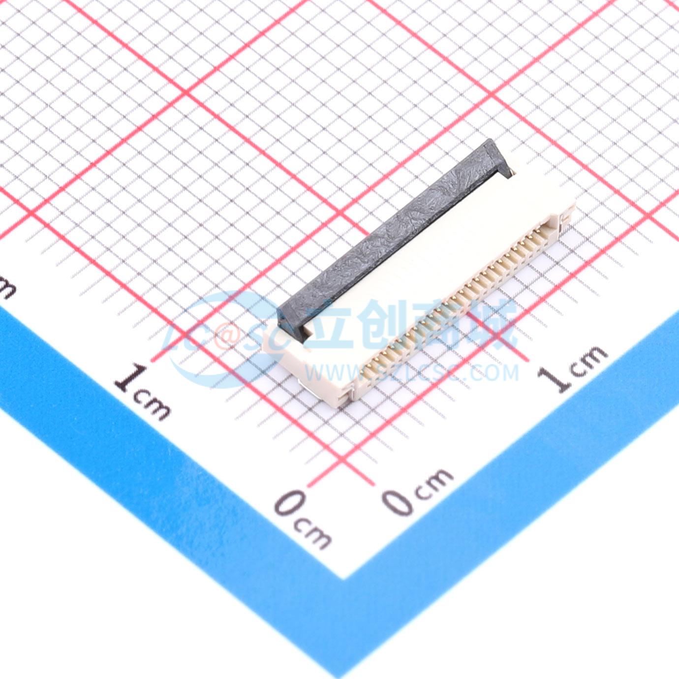 点击查看大图 BX-FPC0.5-24PH20HF实物图