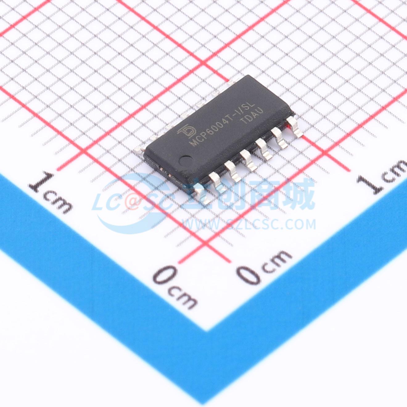 点击查看大图 MCP6004T-I/SL-TUDI实物图