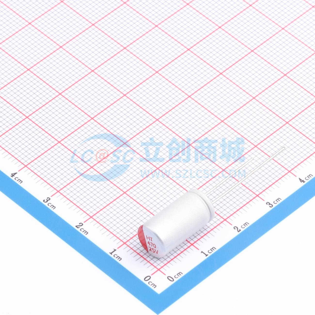 点击查看大图 RYHT25V470UF8*16实物图