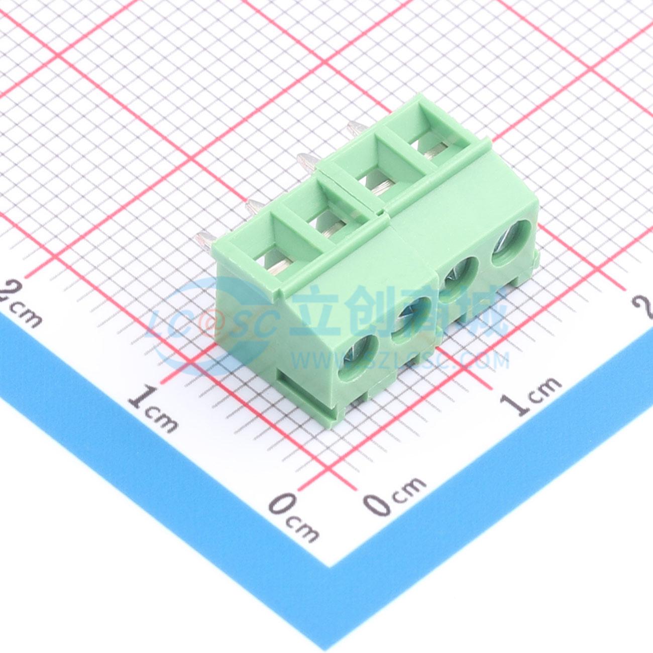 点击查看大图 HX-HB332A-3.81-4P实物图