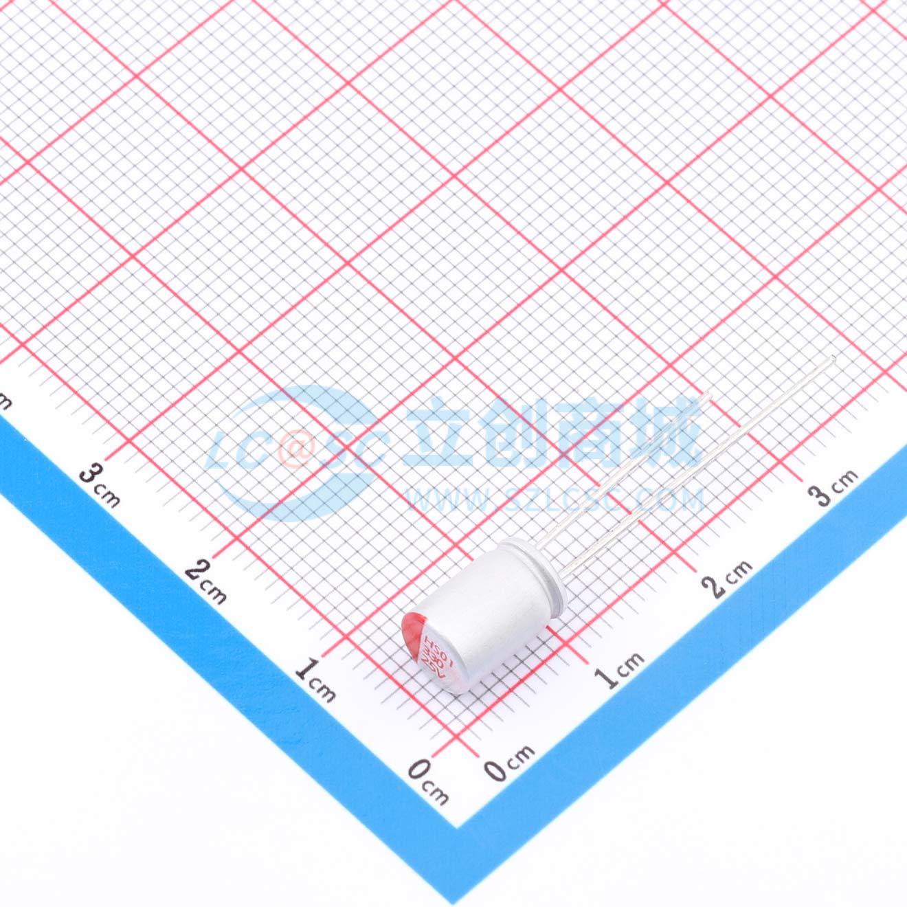 点击查看大图 RYHS25V330UF6*9实物图