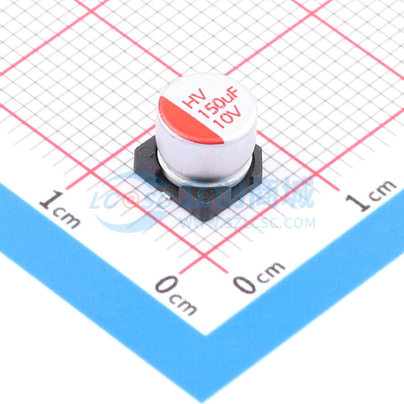 点击查看大图 RYHV10V150UF6*5实物图