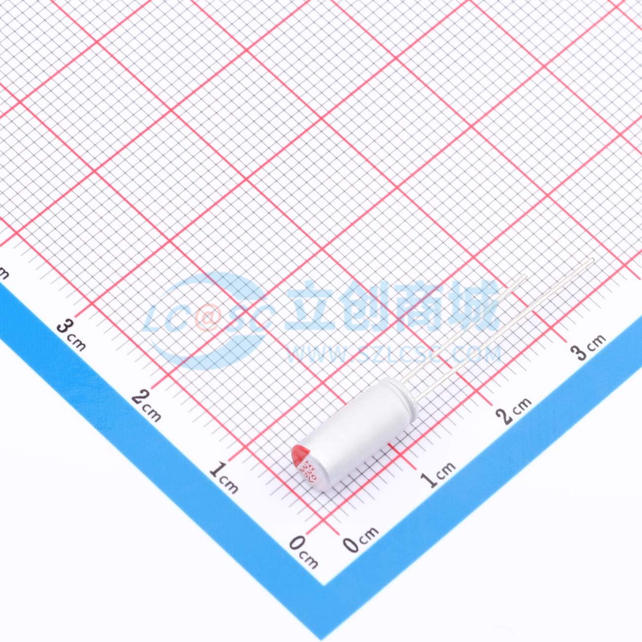 点击查看大图 RYHT25V220UF5*11实物图