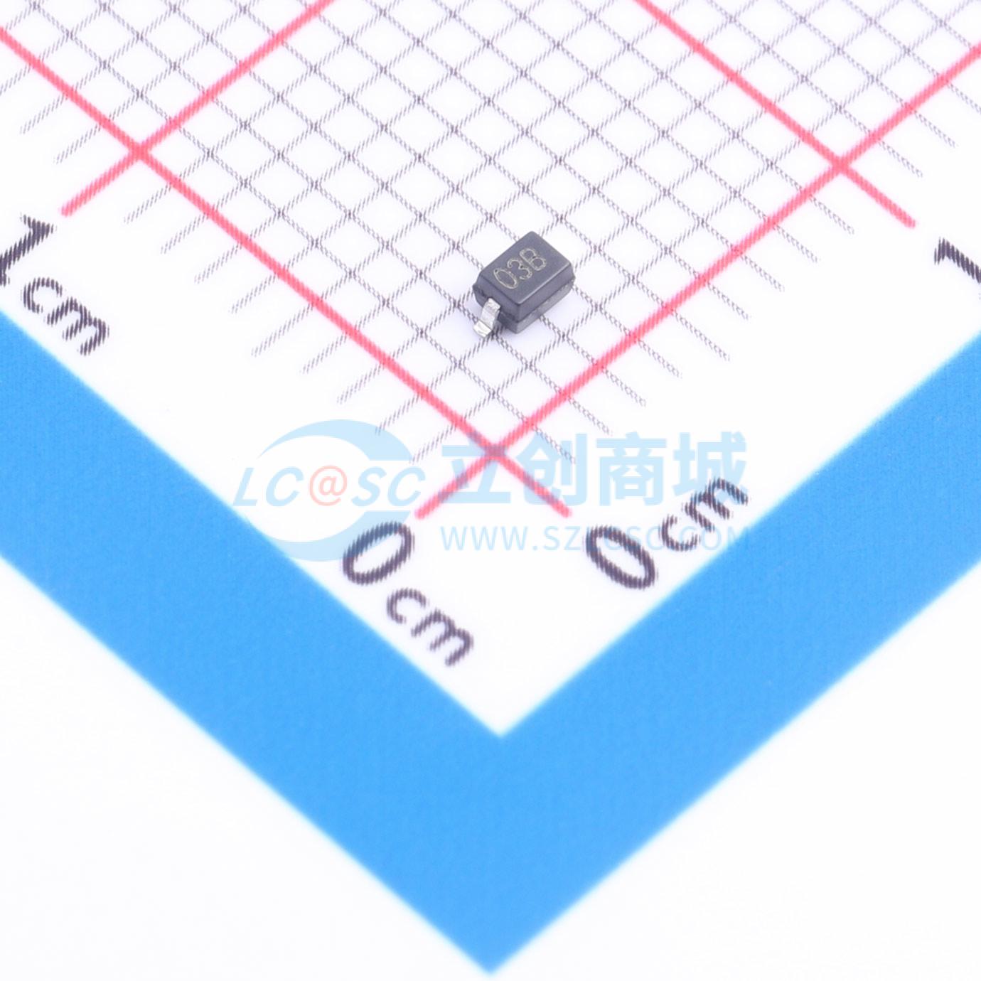 点击查看大图 PESD3V3L1BA实物图