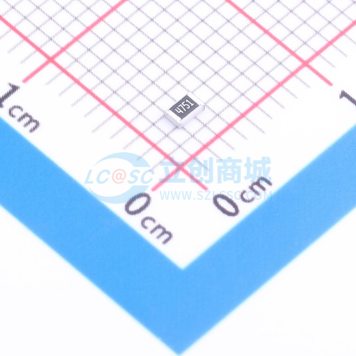 点击查看大图 HRC0805F4751FNTN实物图