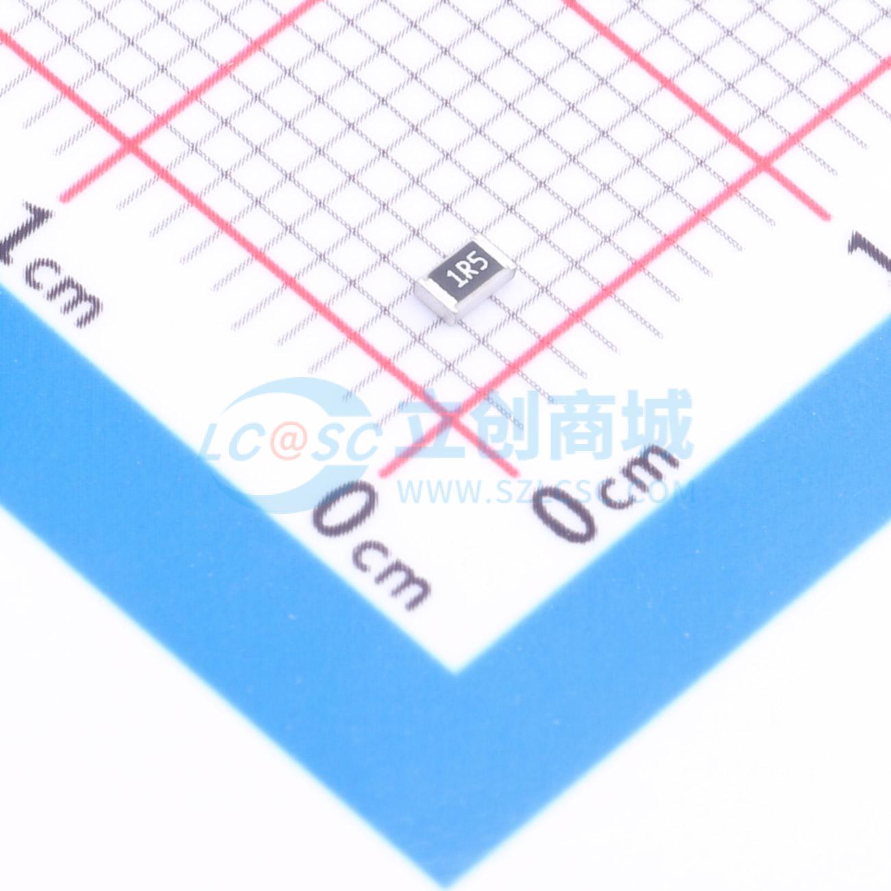 点击查看大图 HRC0805J1R5 FNTN实物图