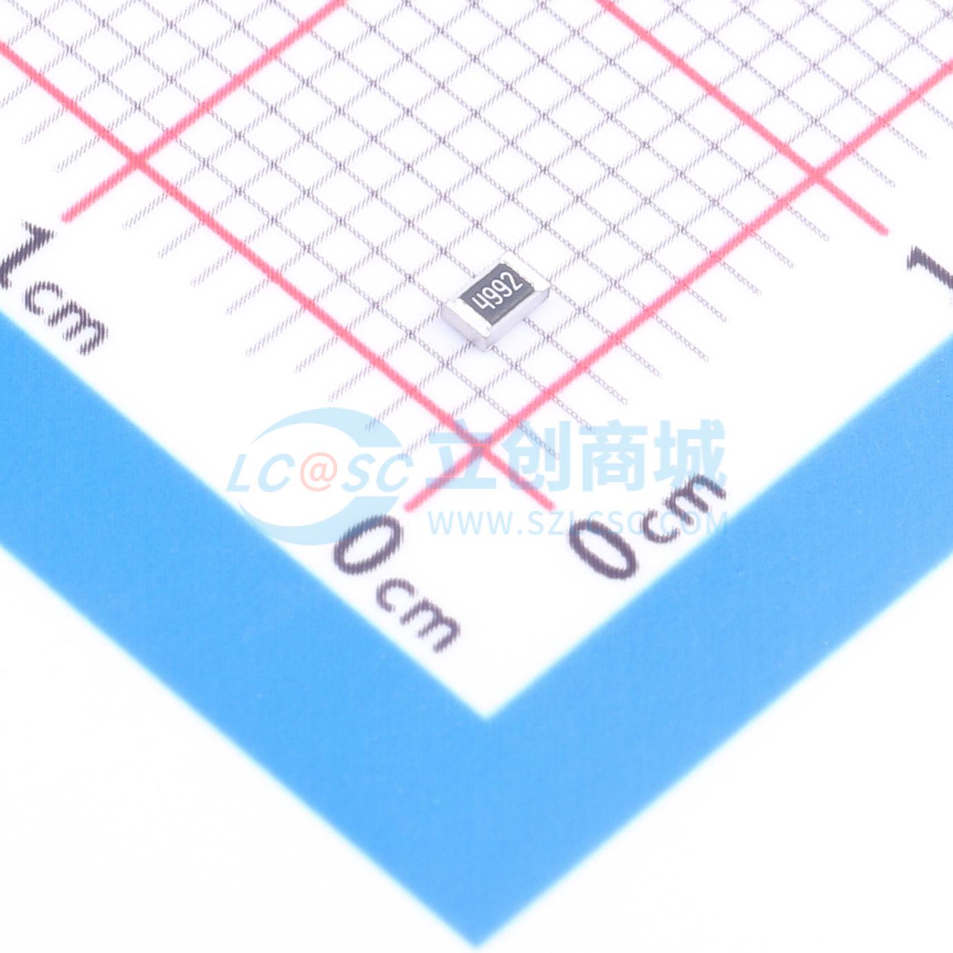 点击查看大图 HRC0805F4992FNTN实物图
