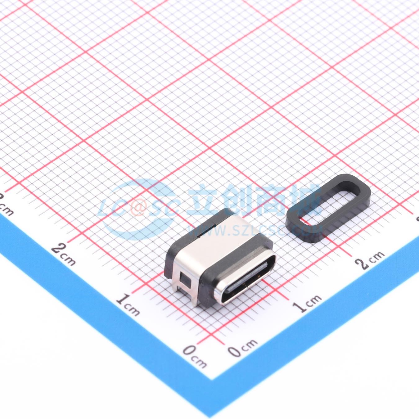 点击查看大图 Type-C-16P-SJFS-B实物图