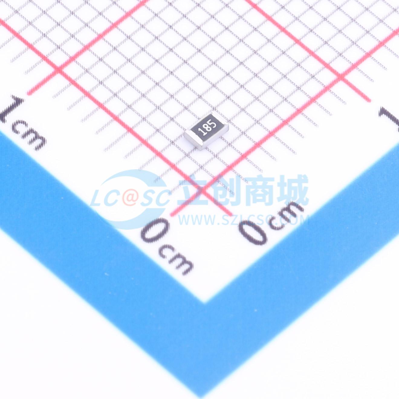 点击查看大图 HRC0805J185 FNTN实物图