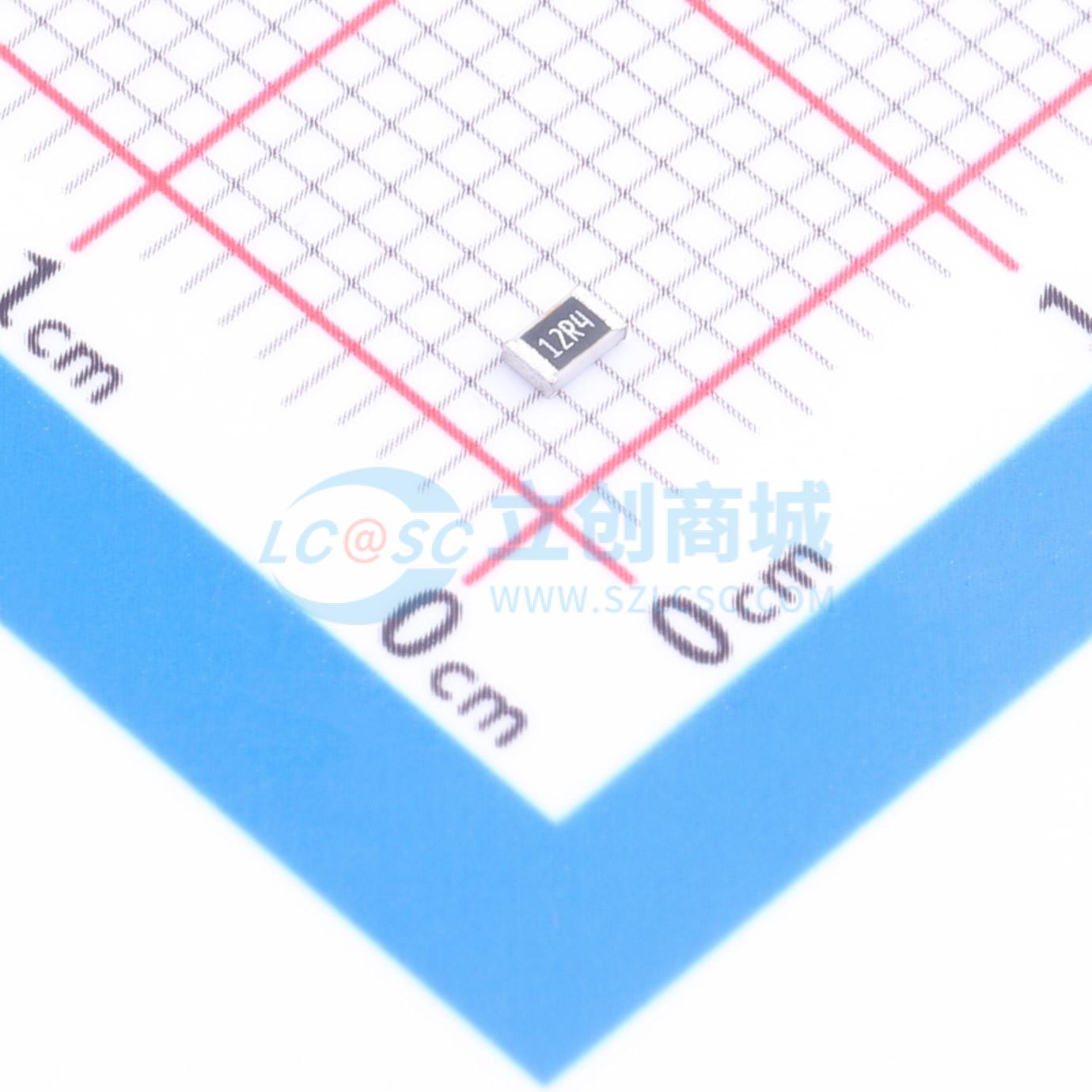 点击查看大图 HRC0805F12R4FNTN实物图