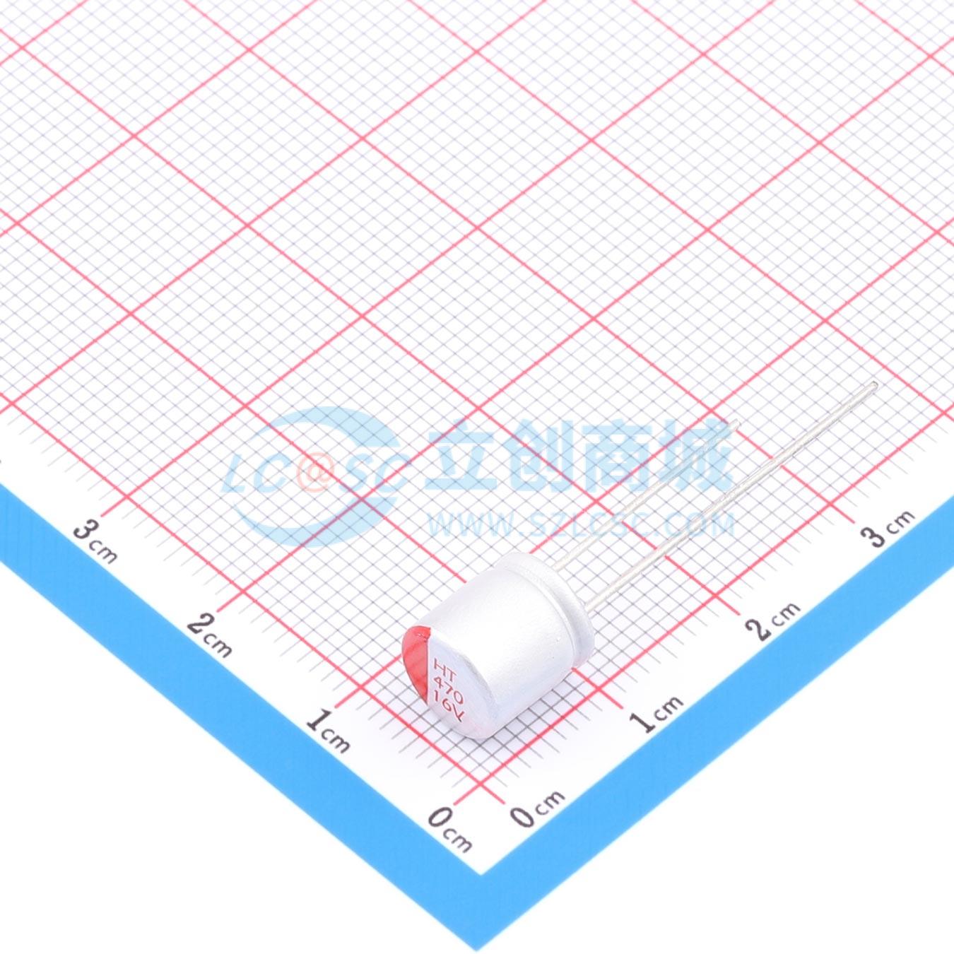 点击查看大图 RYHT16V470UF8*8实物图