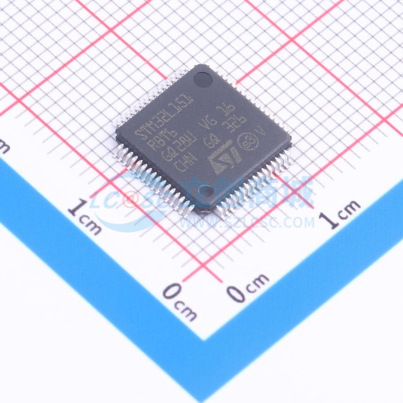 点击查看大图 STM32L151RBT6TR实物图
