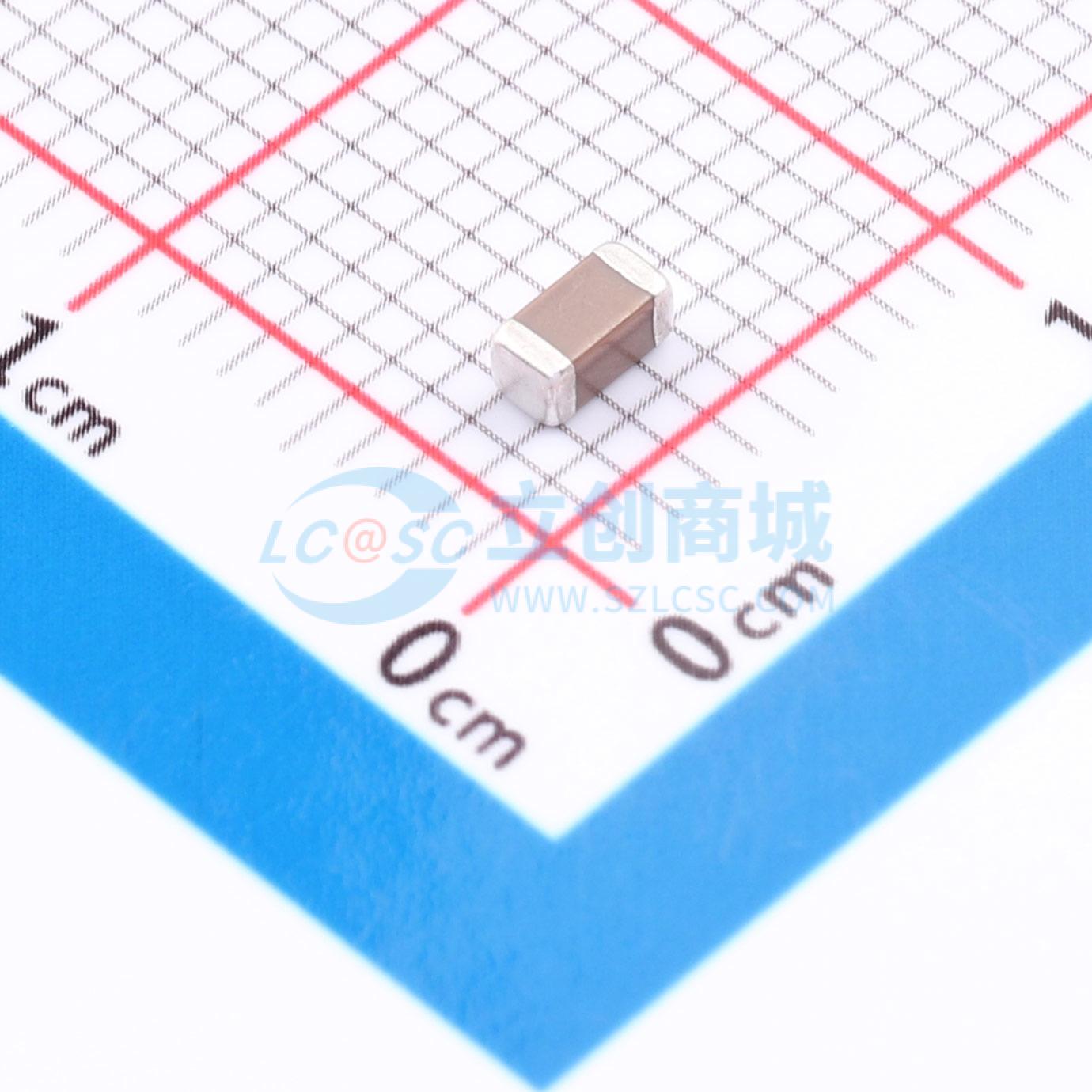 点击查看大图 CC1206X7R100V104KN实物图