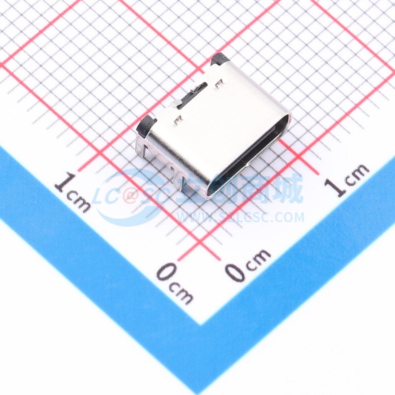点击查看大图 LAIL-TYPE-C-6PIN-01-WT实物图