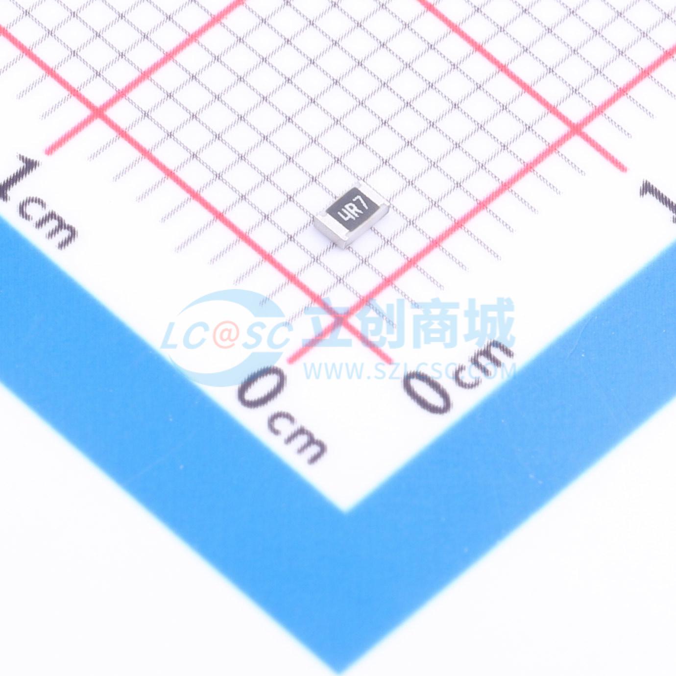 点击查看大图 HRC0805J4R7 FNTN实物图
