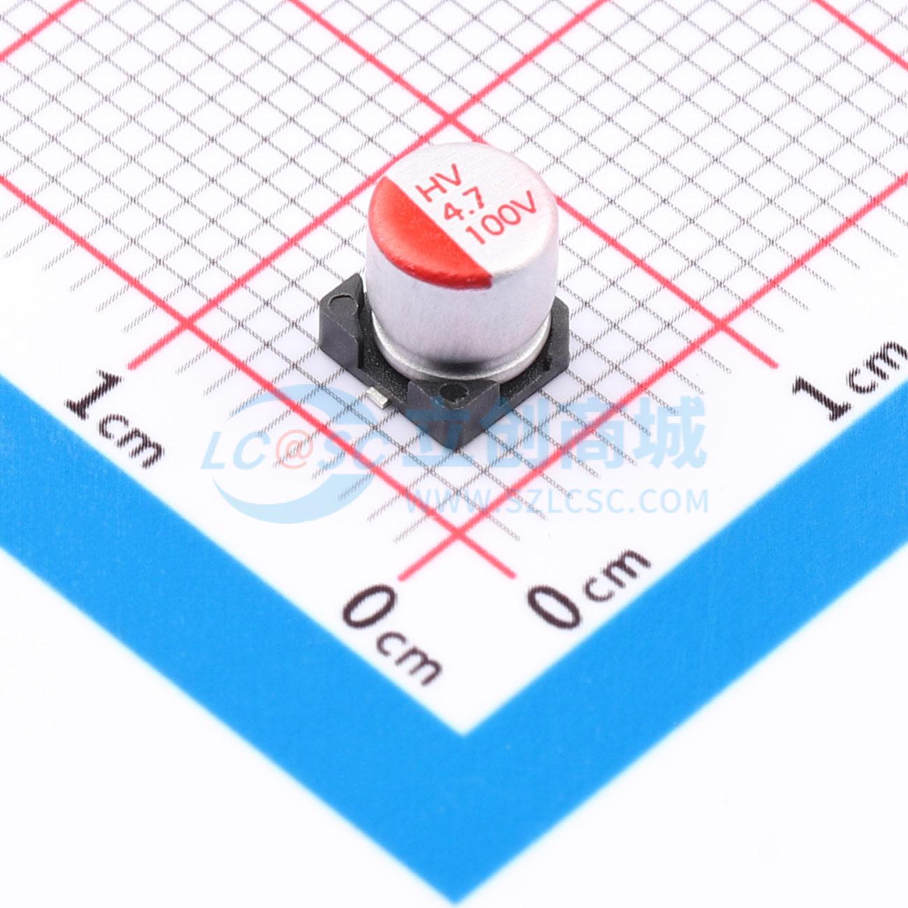 点击查看大图 RYHV100V4.7UF5*5实物图