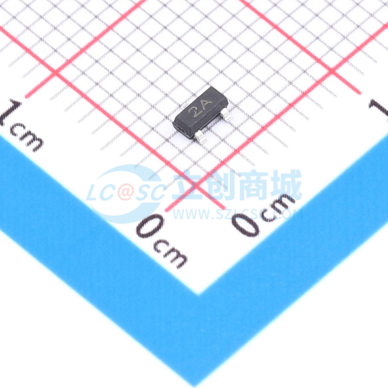点击查看大图 MMBT3906 2A-TD(0.26)实物图