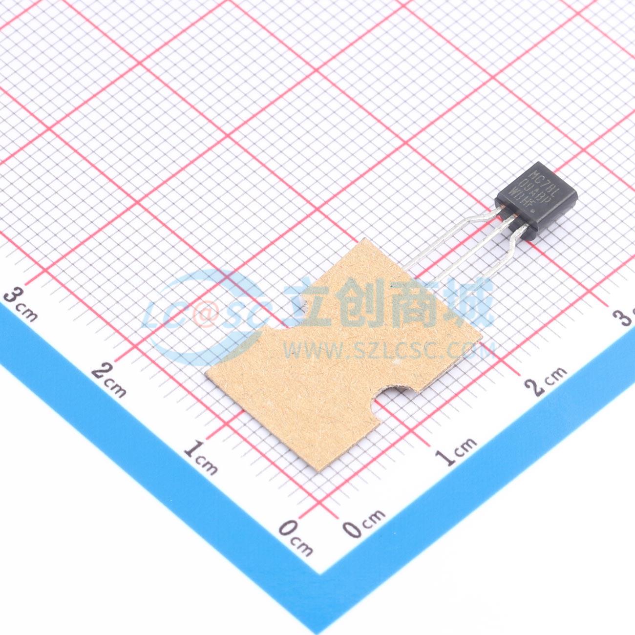 点击查看大图 MC78L09ABPRAG实物图