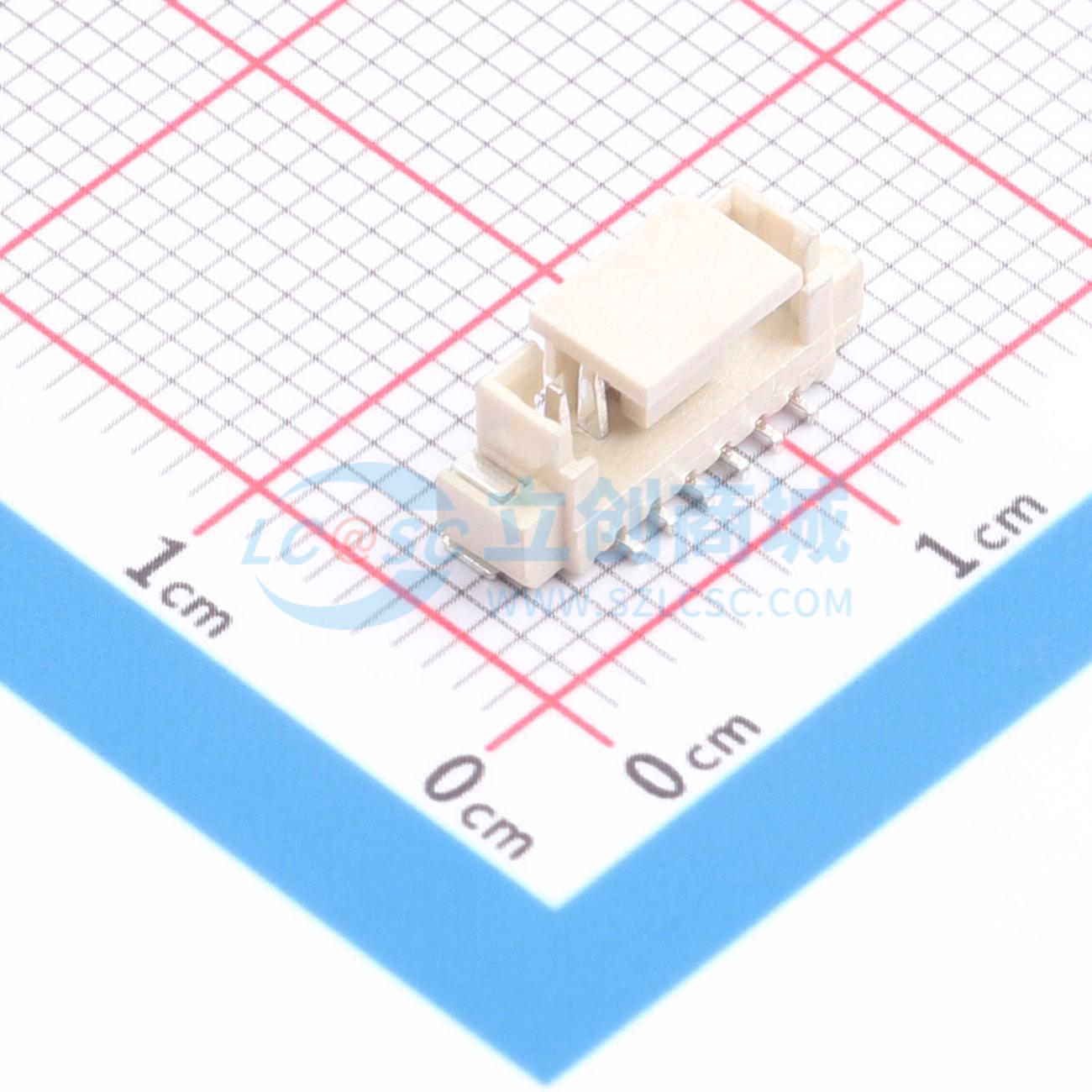 点击查看大图 MX1.25mm-6P-LT实物图