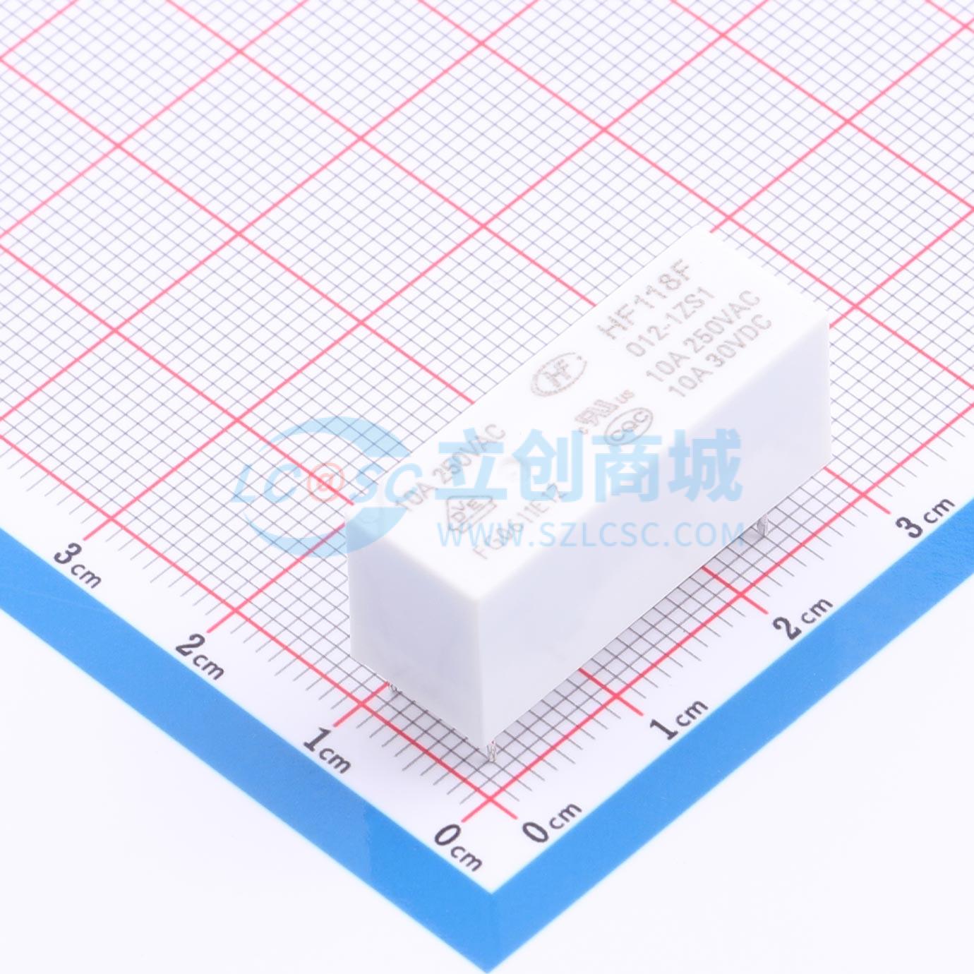 点击查看大图 HF118F/012-1ZS1实物图