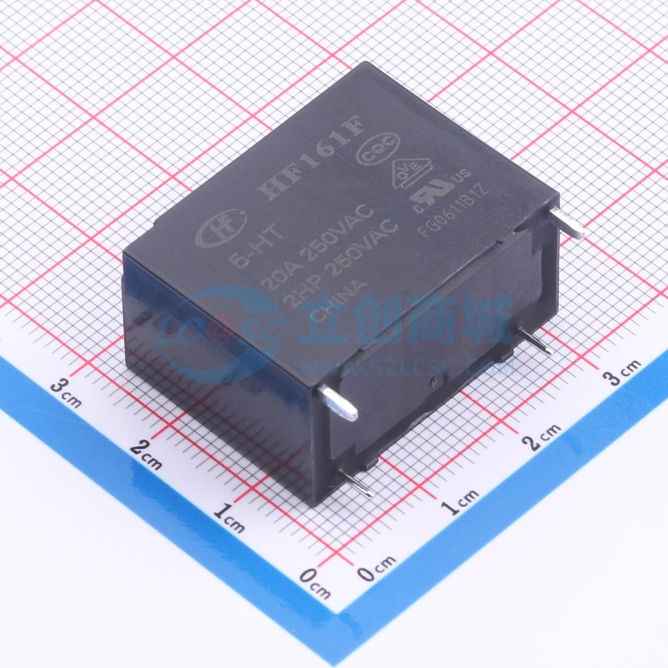 点击查看大图 HF161F/5-HT实物图