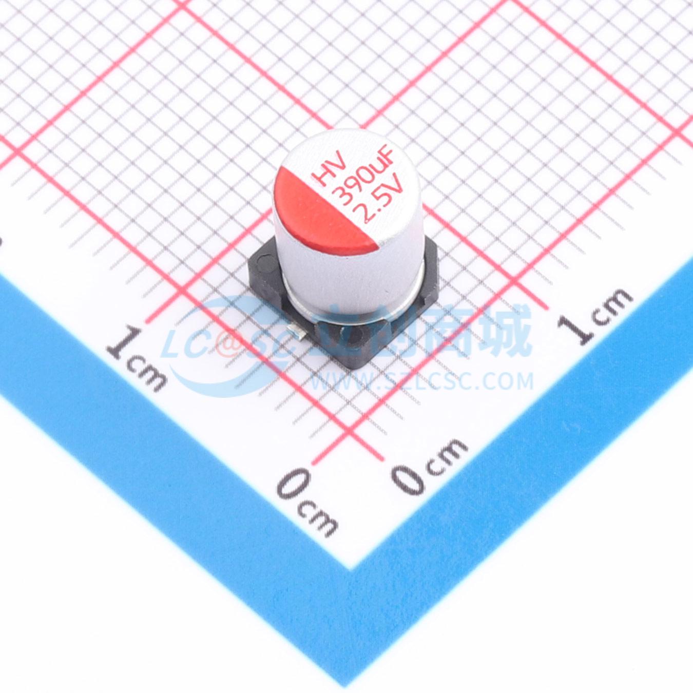点击查看大图 RYHV2.5V390UF6*7实物图