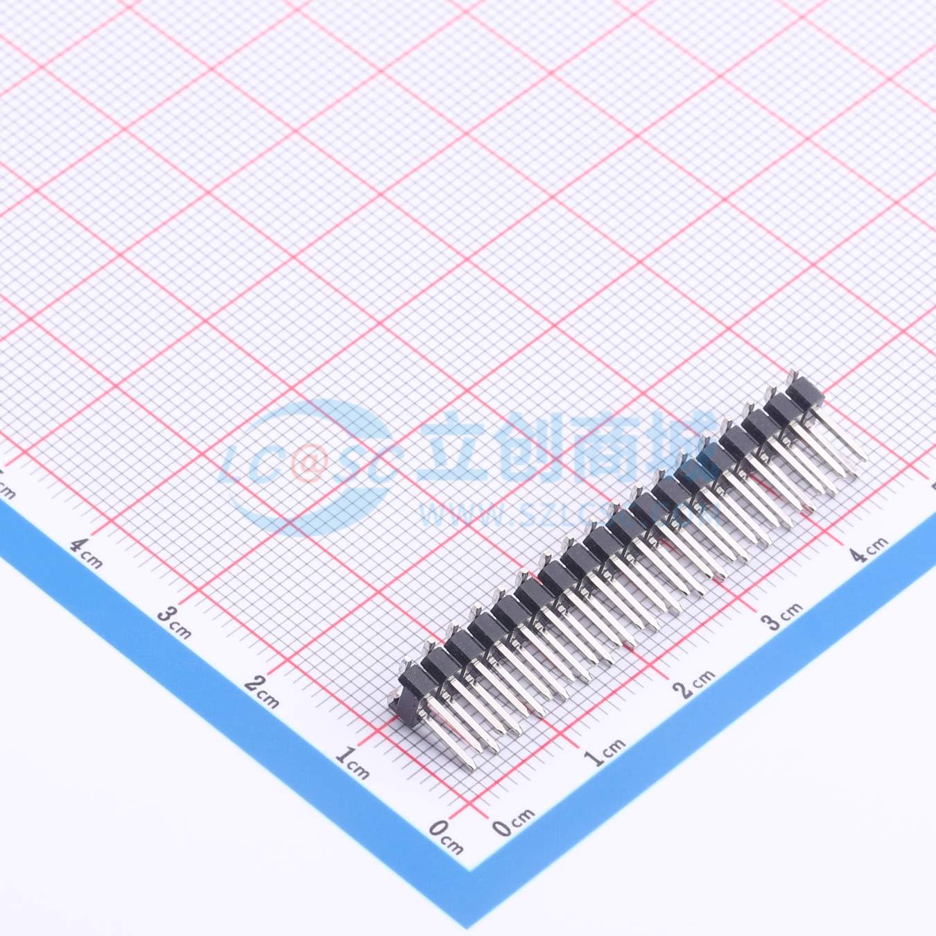 点击查看大图 FG-PZ2.54-2-18P-SMT实物图
