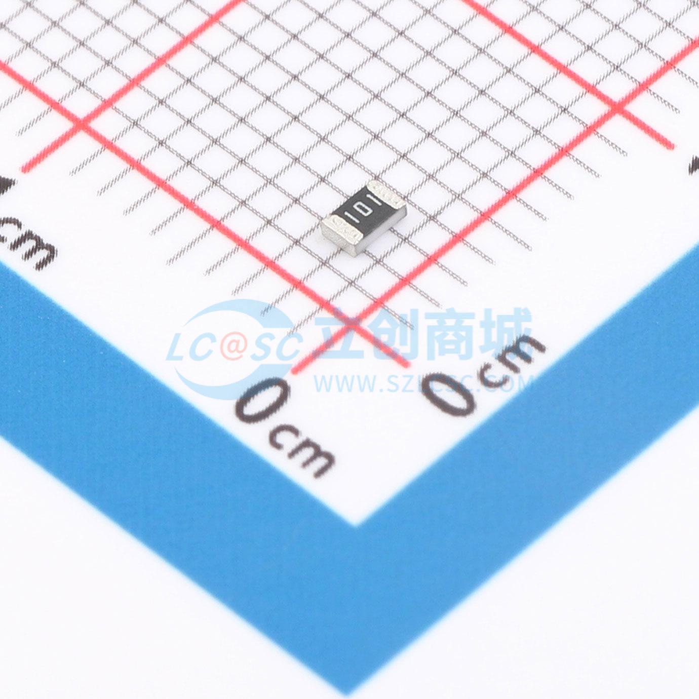 点击查看大图 FRR0805J101 TS实物图