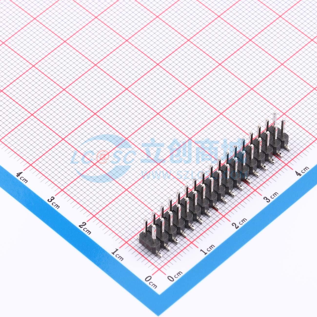 点击查看大图 FG-PZ2.54-2-17P-SMT实物图