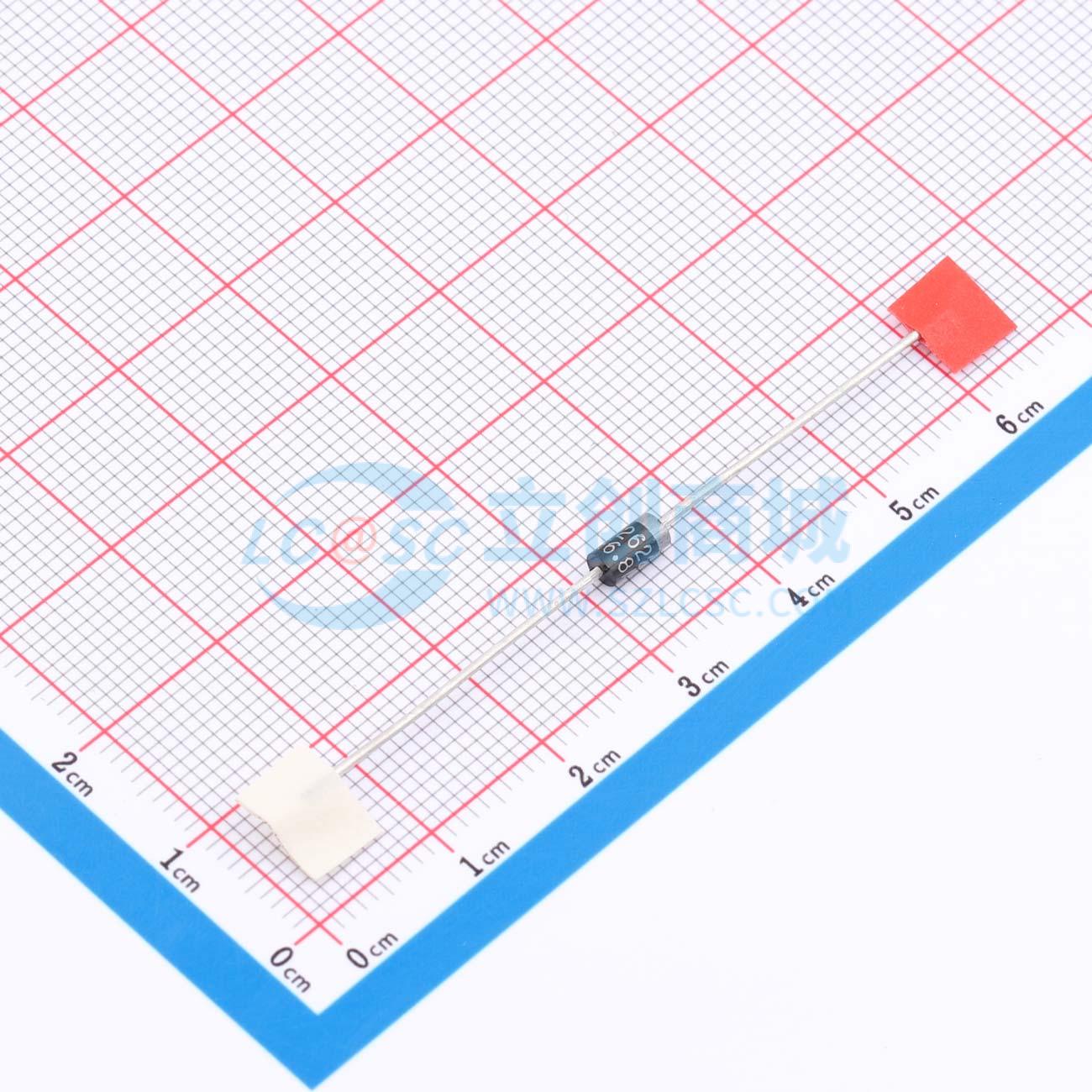 点击查看大图 P4KE6.8A实物图
