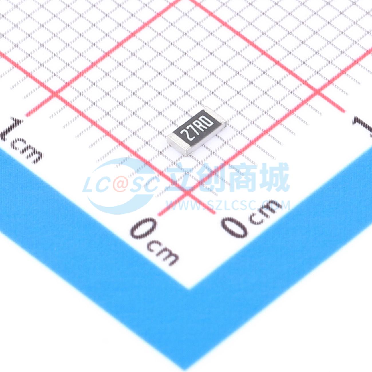 点击查看大图 FRQ1206F27R0TS实物图