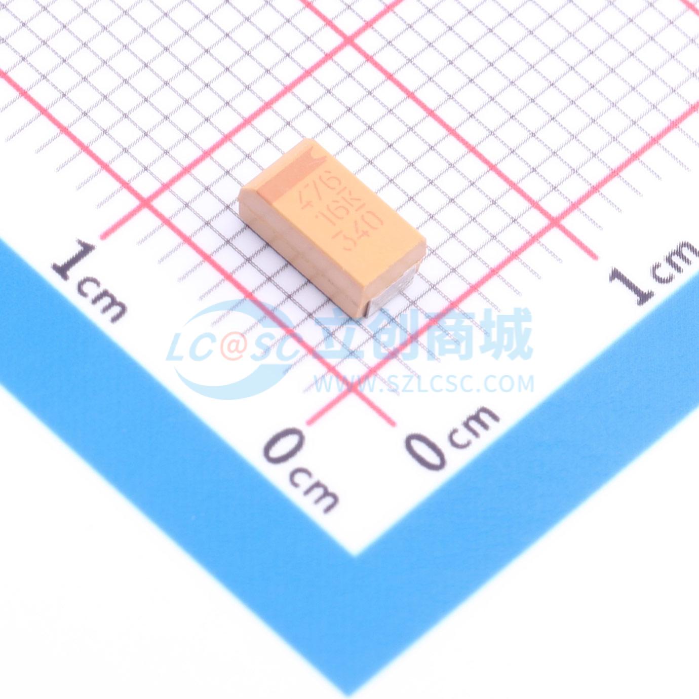 点击查看大图 T495C476M016ATE350实物图