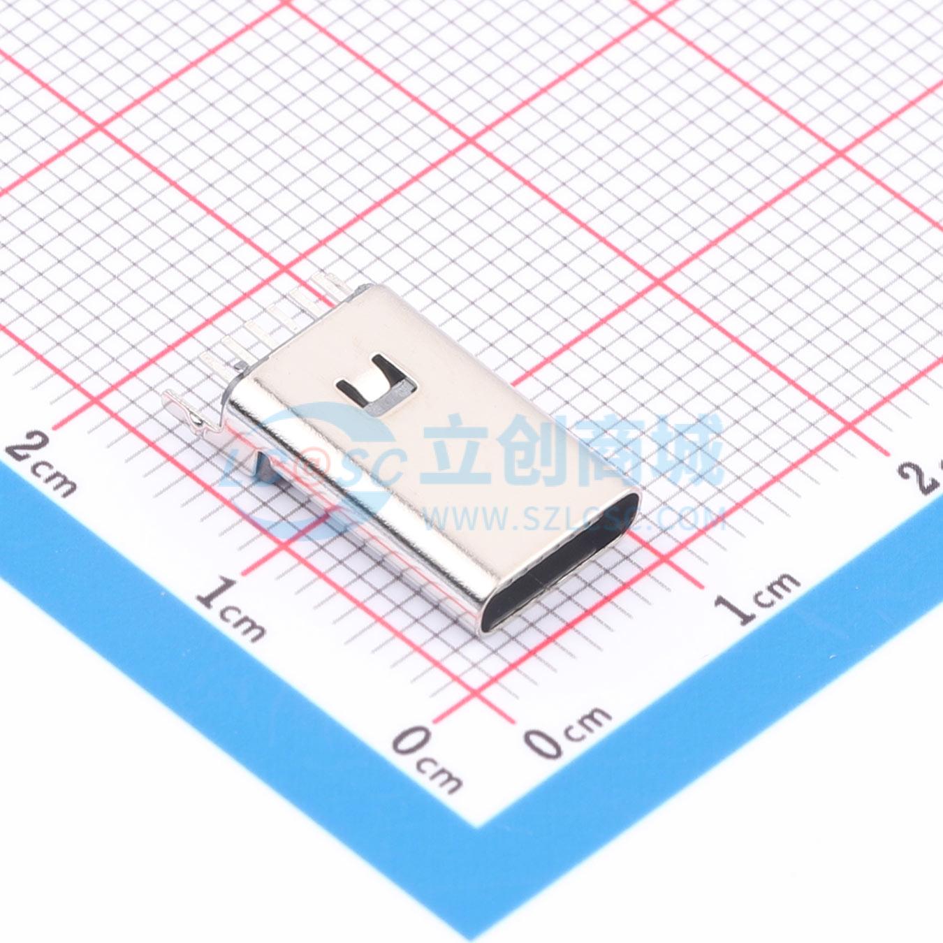 点击查看大图 Type-C-6P-LJCH13.7-B实物图