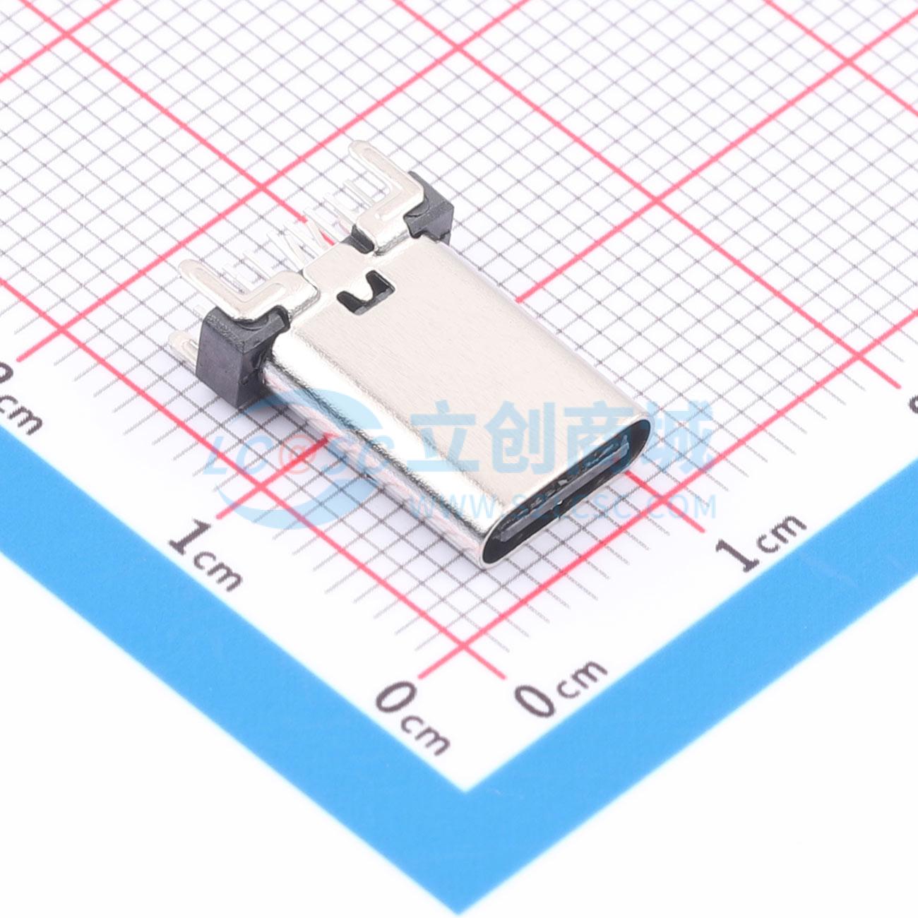 点击查看大图 Type-C-16P-LCH13.0-B实物图