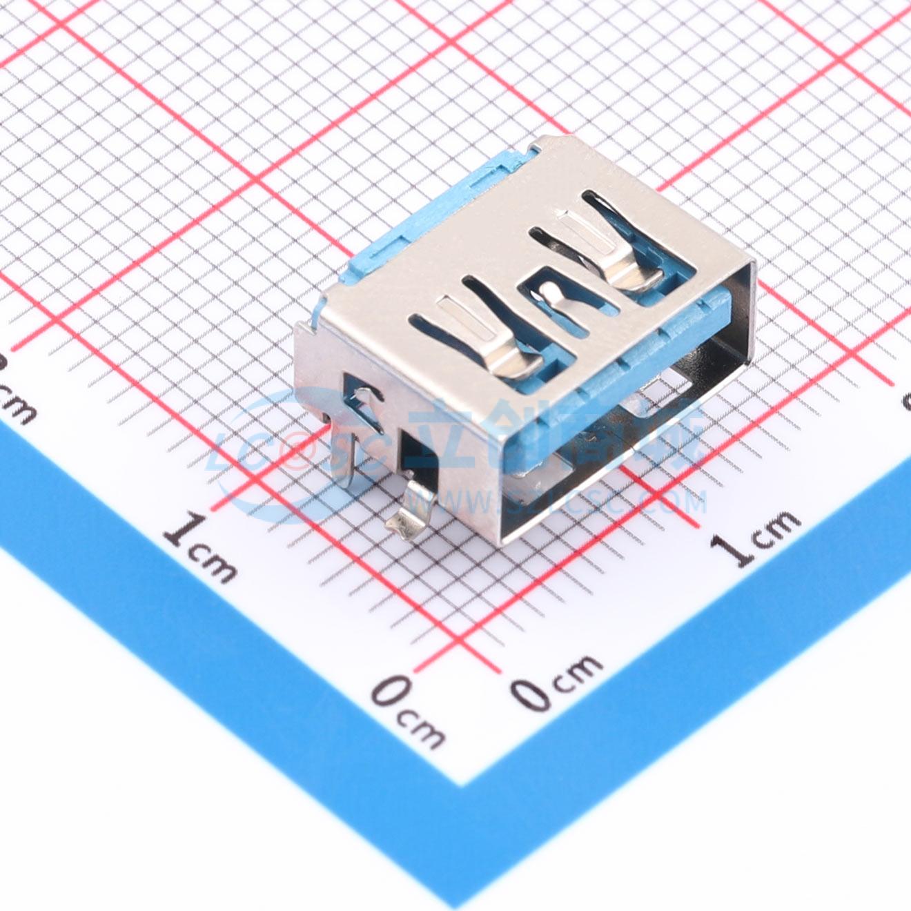 点击查看大图 USB-3.0AF-DT10.0BS6.8H-B实物图