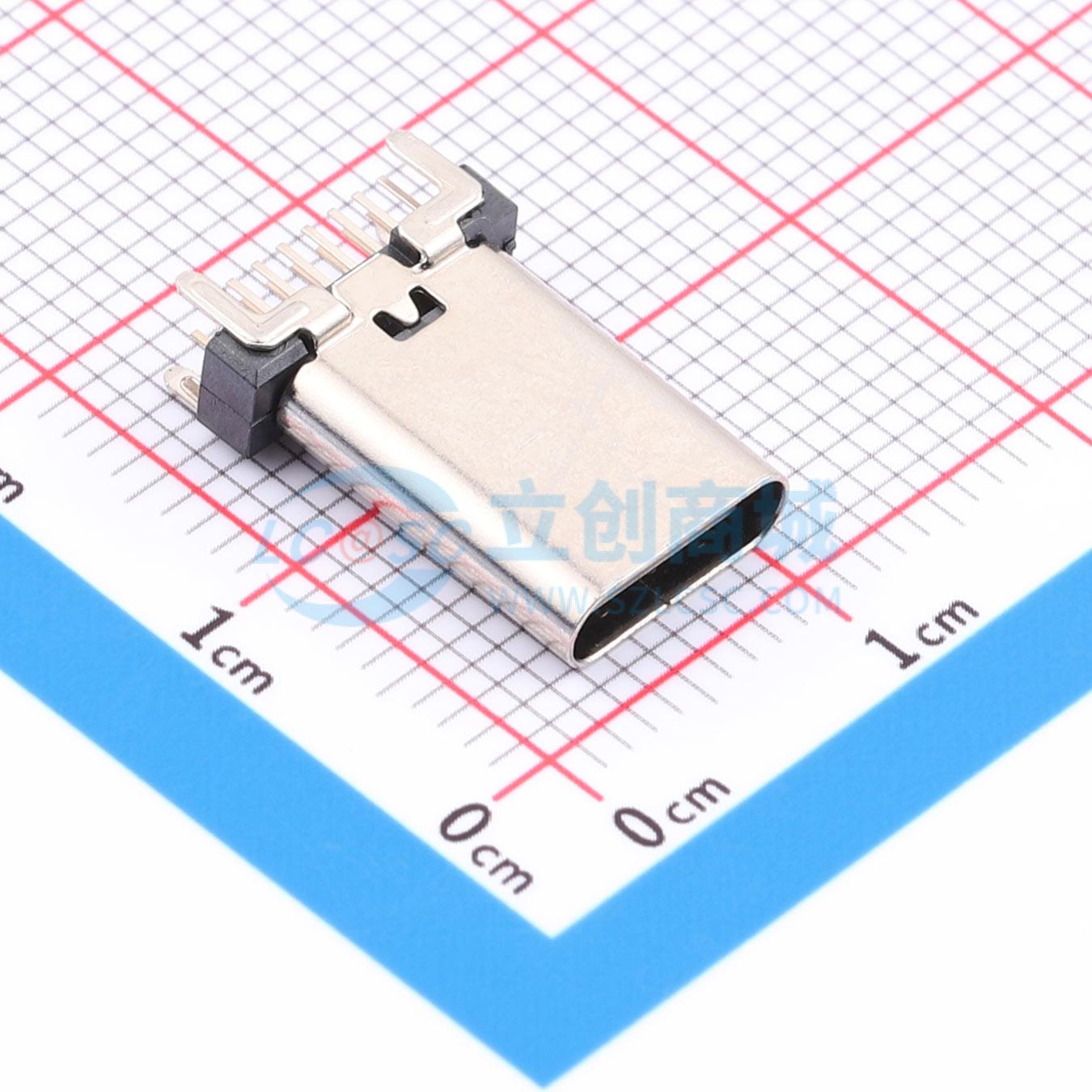 点击查看大图 Type-C-16P-LCH13.7-B实物图