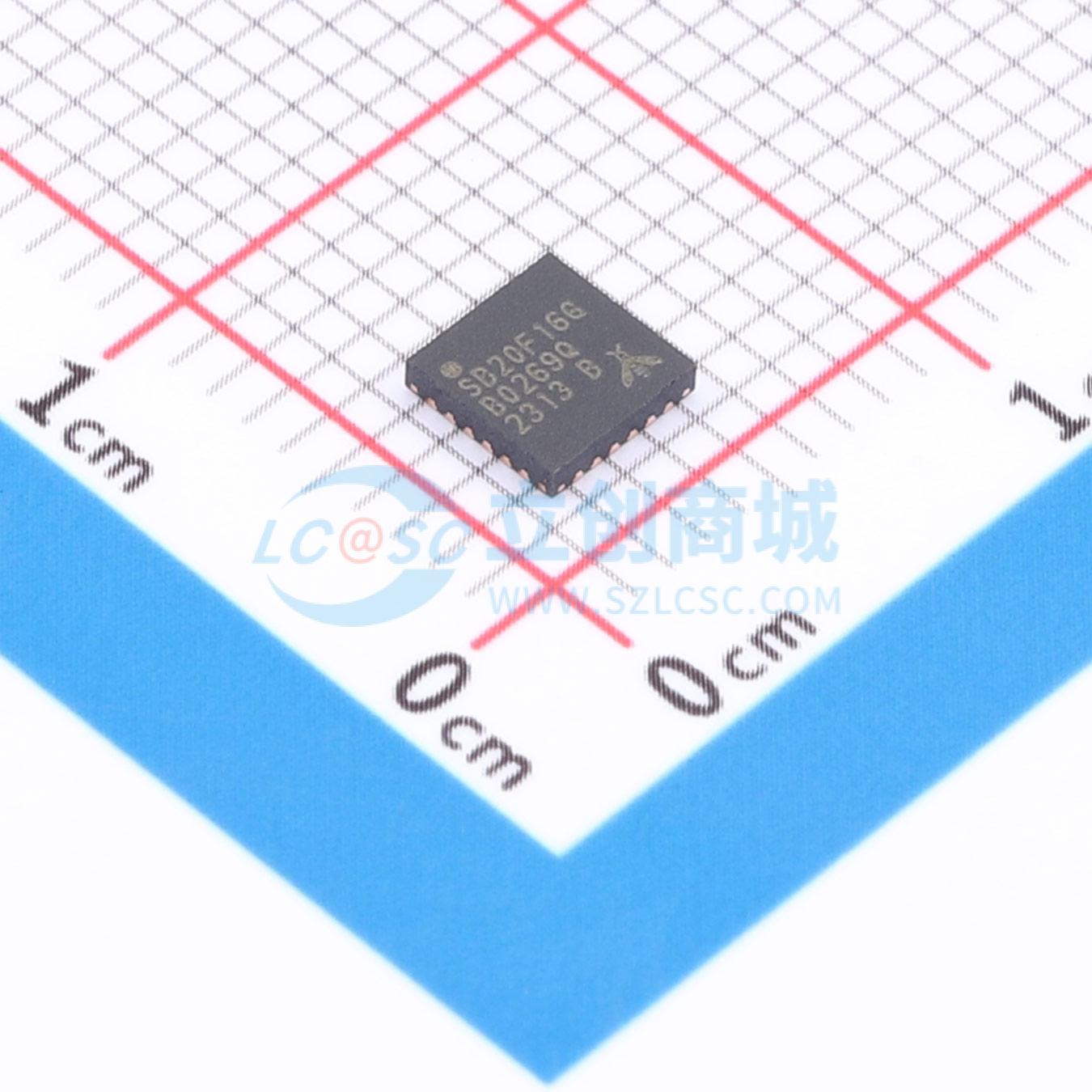 点击查看大图 EFM8SB20F16G-B-QFN24实物图