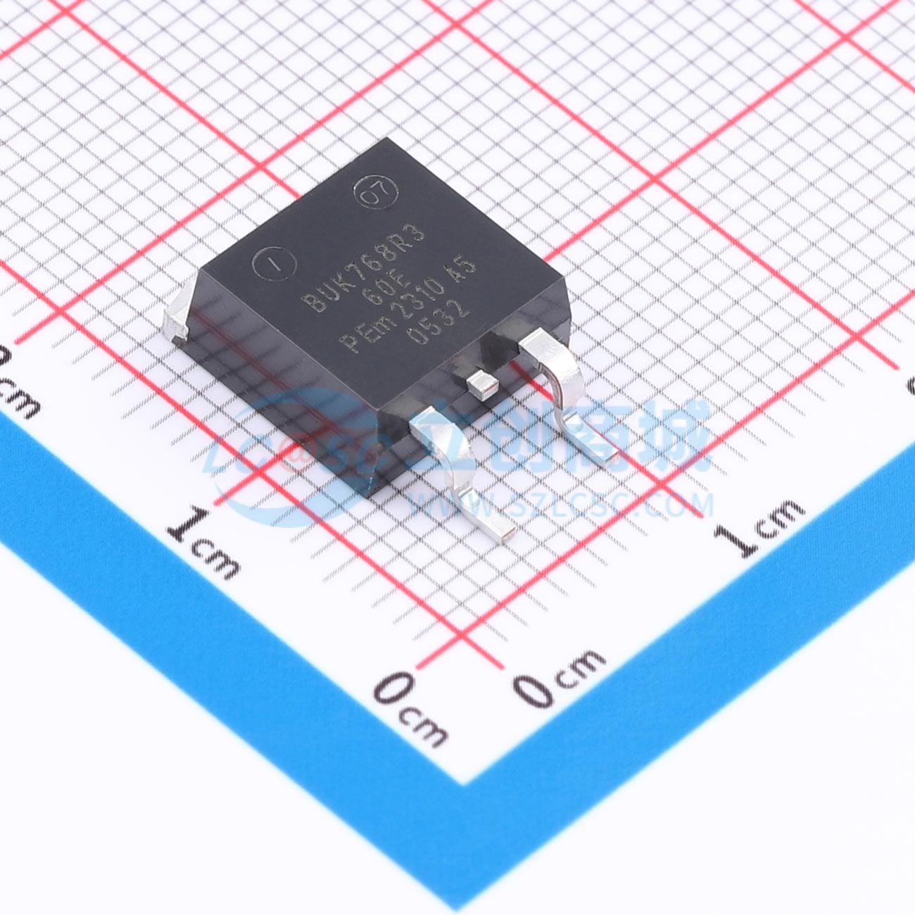 点击查看大图 BUK768R3-60E,118实物图