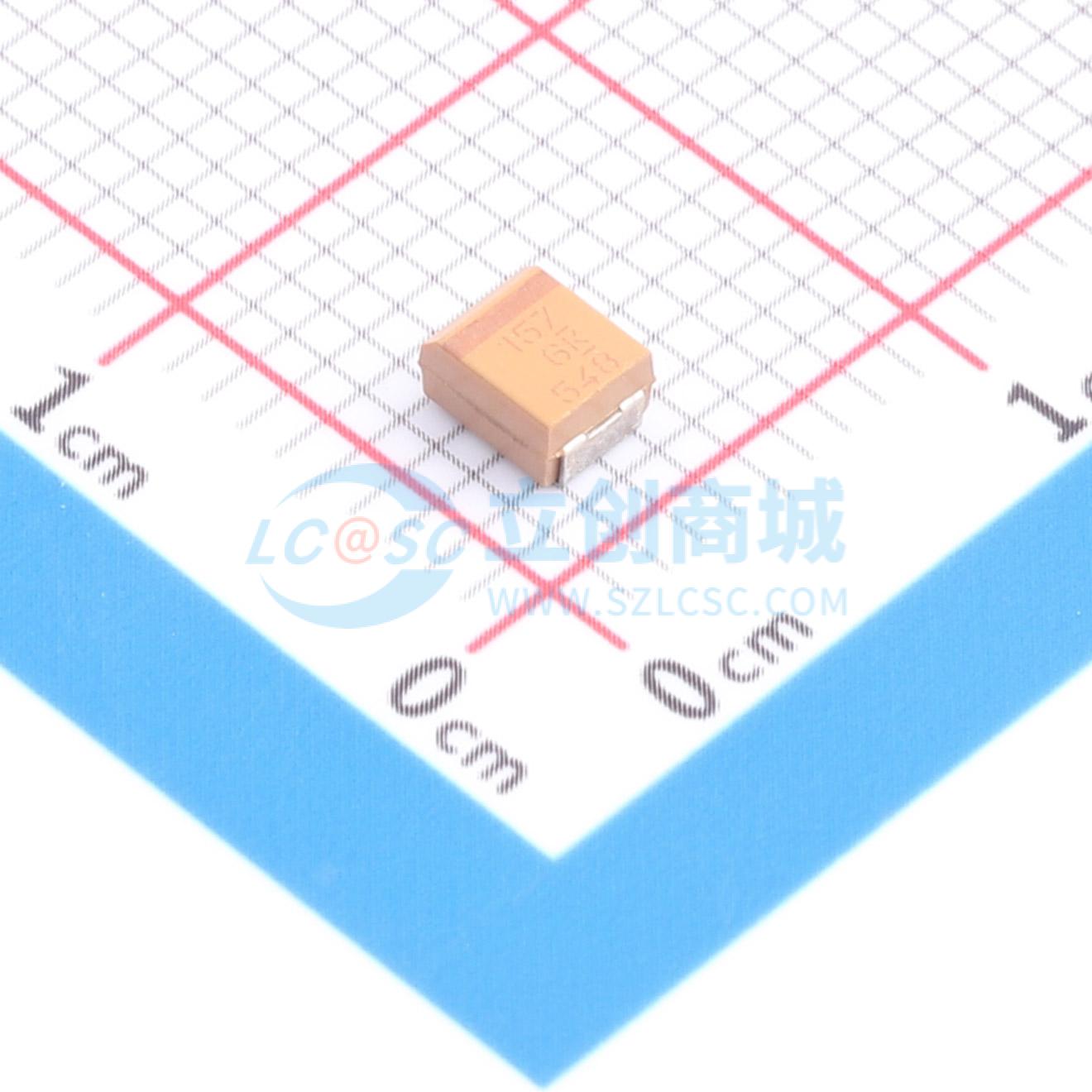 点击查看大图 T491B157M006AT实物图