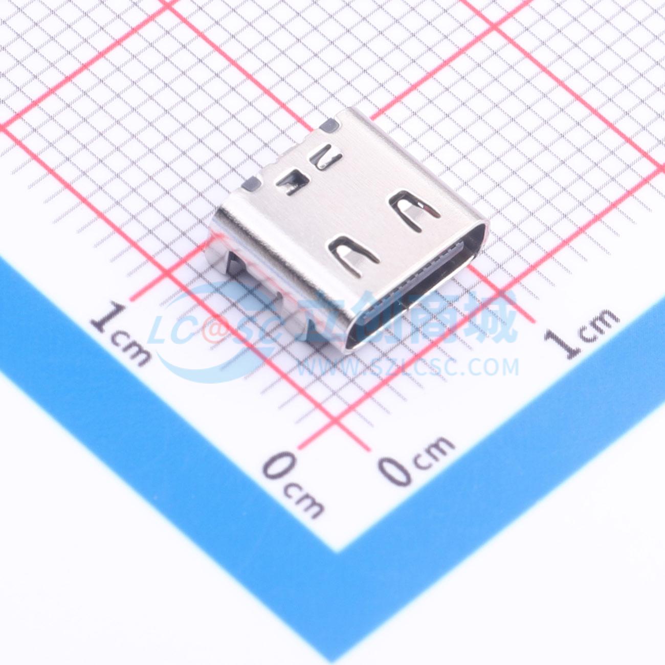 点击查看大图 LAIL-TYPE-C-24PIN-01Y-WT实物图