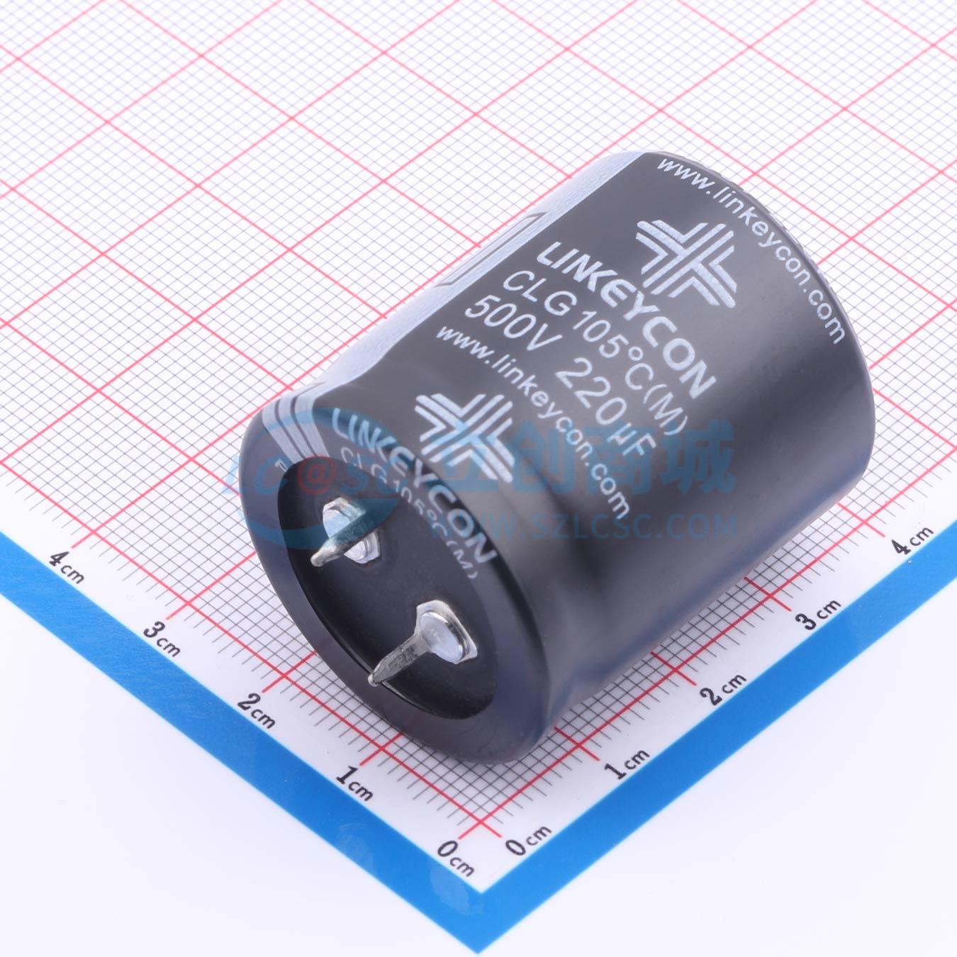 点击查看大图 ZCLG221M500SZAAO350L实物图