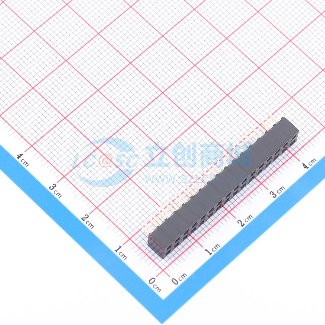 点击查看大图 KH-2.54FH-2X16P-H5.0实物图