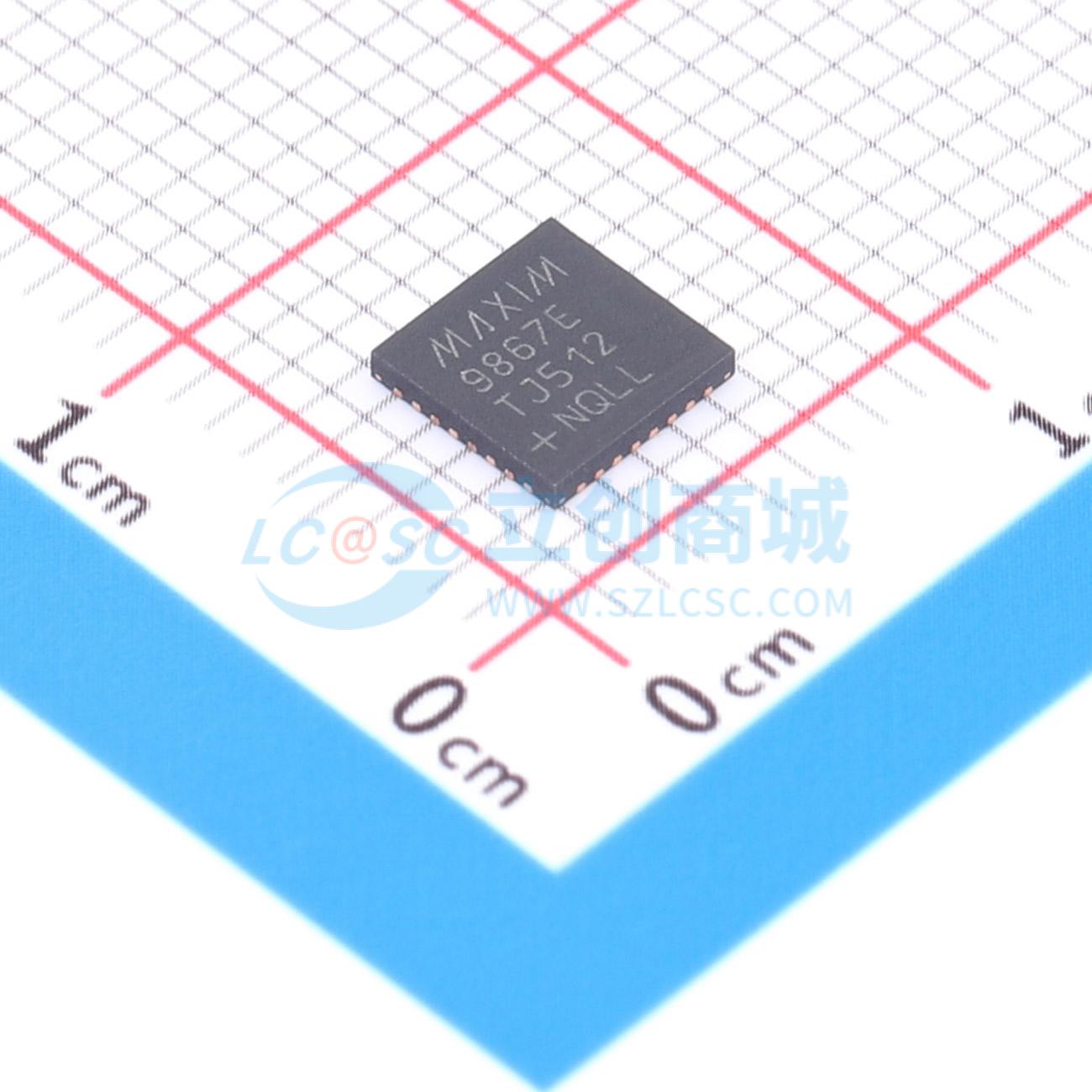 点击查看大图 MAX9867ETJ+T实物图