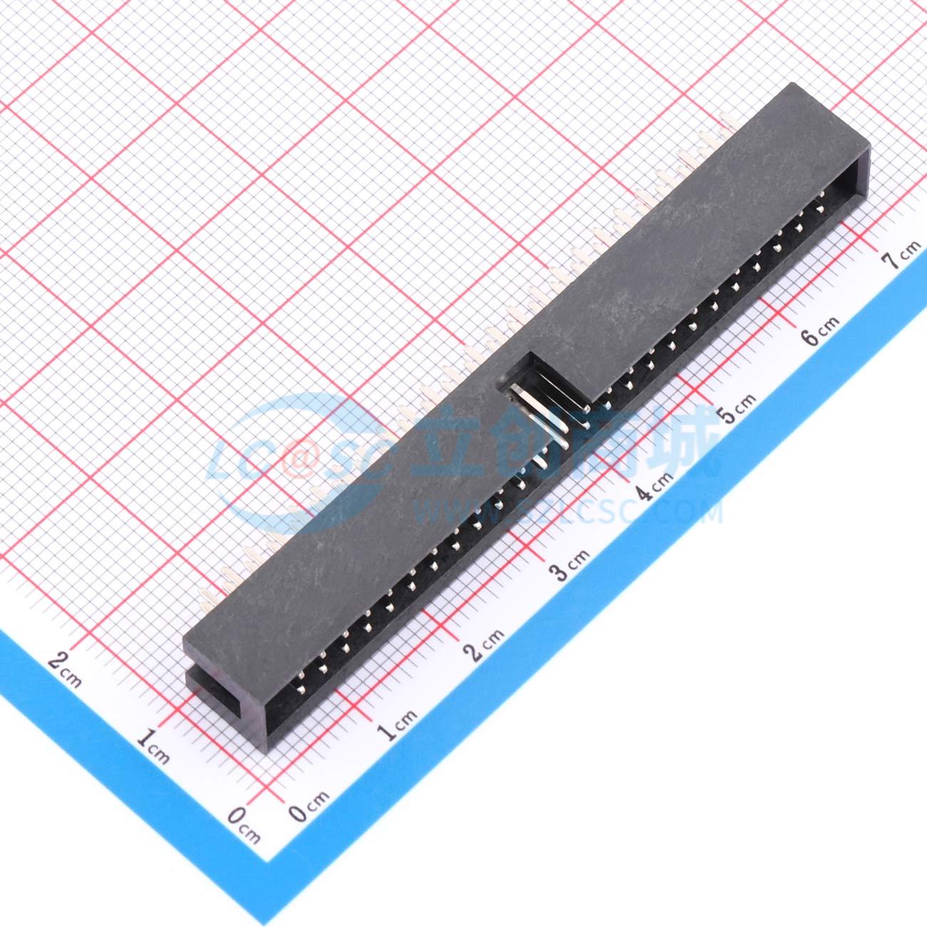点击查看大图 LAIL-SI-2.54-2X25P-ZC实物图